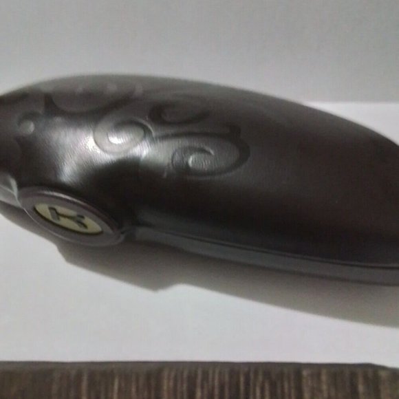 Koali By Morel Eyeglasses Empty Case Dark Brown Yellow Inside Cas3 - Picture 1 of 4